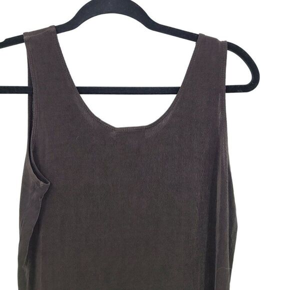 Chico's Travelers Slinky Tank Top 1 Dark Chocolate Stretch Packable Layering - Picture 5 of 10